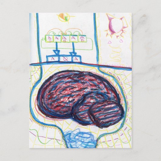 Cognitoの転位 ポストカード (正面)