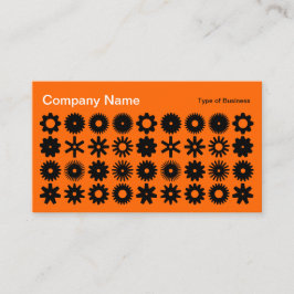 Cogs – オレンジ色の黒 名刺