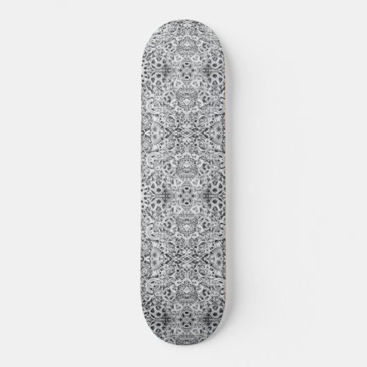 Cogs or Faces Artsy Mechanics Skateboard スケートボード (正面)