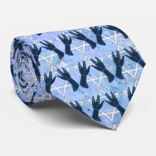 Cohanimは- Magen David -青石を渡します ネクタイ