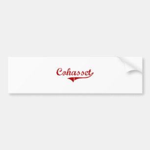 Cohassetマサチューセッツのクラシックなデザイン バンパーステッカー