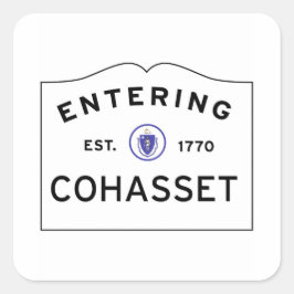 COHASSET MASSACHUSETTS通り署名の入力 スクエアシール