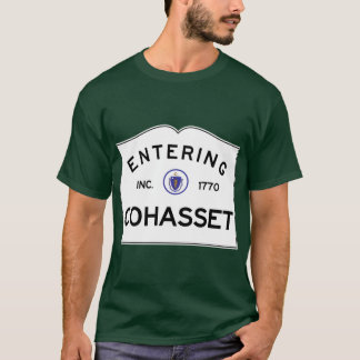 Cohasset Massachusetts Commonwealth of Maの入力 Tシャツ