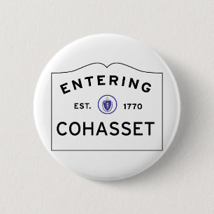 COHASSET MASSUETTS通り符号の入力 缶バッジ