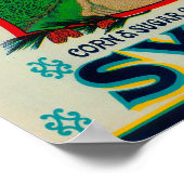 CohassettシロップLabelCairo, GA ポスター (角)