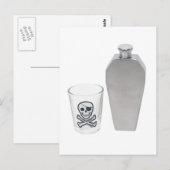 CohifenFlaskShotGlass070109 ポストカード (正面/裏面)