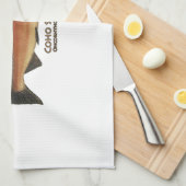 Coho -銀製サケ(段階を産んでいる) キッチンタオル (四つ折り)