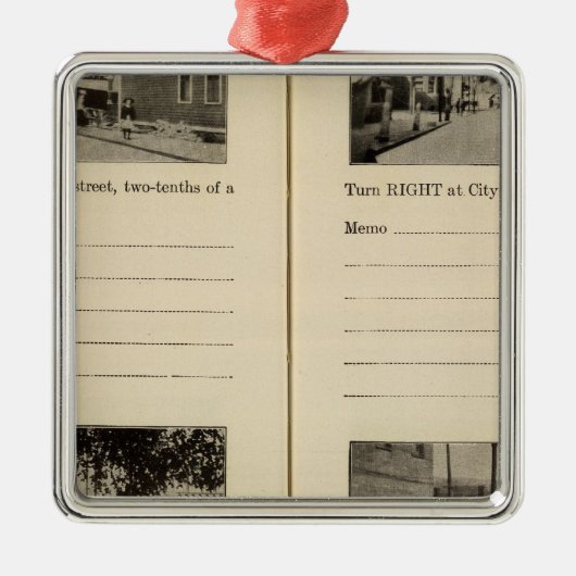 Cohoes、NY メタルオーナメント (正面)