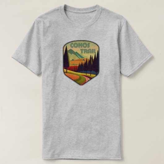 Cohos Trail New Hampshire Colors Tシャツ (デザイン正面)