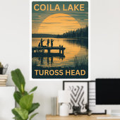 Coila Lake, Tuross Head, NSW ポスター (ホームオフィス)