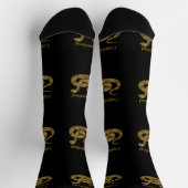 Coiled Copperhead Snake Thunder_Cove ソックス (上部)