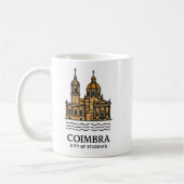 Coimbra City of Students Mug – Portugal Travel Sou コーヒーマグカップ (左)
