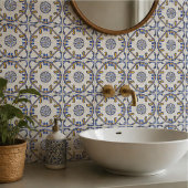 Coimbra Crown Vintage Portuguese Mediterranean タイル