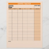 Coin Balance、Transferを使用したCrypto Asset Tracker チラシ (裏面)