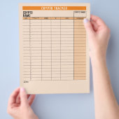 Coin Balance、Transferを使用したCrypto Asset Tracker チラシ (手)