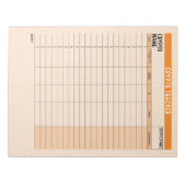 Coin Balance、Transferを使用したCrypto Asset Tracker ノートパッド (正面)