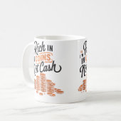 Coin Collector Numismatist Numismatics Coin Collec コーヒーマグカップ (正面左)