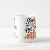 Coin Collector Numismatist Numismatics Coin Collec コーヒーマグカップ (中央)