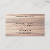 Coin Dealer Business Card 名刺 (裏面)