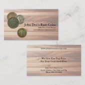 Coin Dealer Business Card 名刺 (正面/裏面)