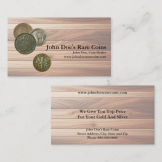 Coin Dealer Business Card 名刺