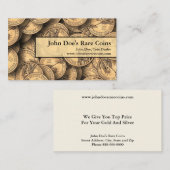Coin Dealer Business Card 名刺 (正面/裏面)