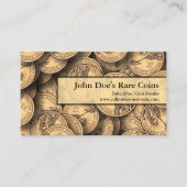 Coin Dealer Business Card 名刺 (正面)