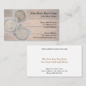Coin Dealer Business Card 名刺 (正面/裏面)