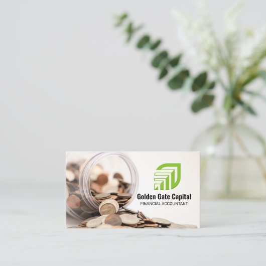 Coins | Financial Professional 名刺 (スタンド正面)