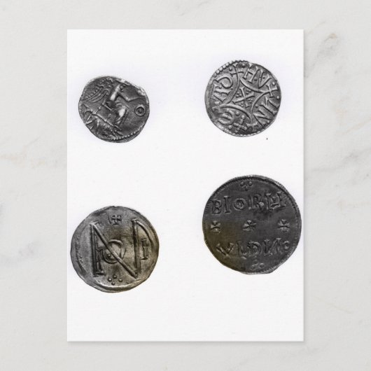 Coins of Cunobelinus or Cymbeline, King of Mercia ポストカード (正面)