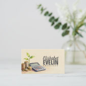 Coins, Sprout and Calculator 名刺 (スタンド正面)