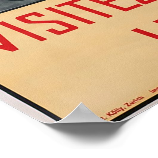 Coire, Visitez les Grisons, Travel Poster ポスター (角)