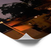 Coit Tower at Night ポスター (角)