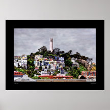 Coit Tower Colorsポスター