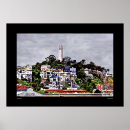 Coit Tower Colorsポスター ポスター