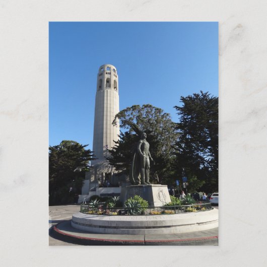 Coit Tower & Columbusの#1ポストカード ポストカード (正面)