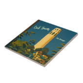 Coit Tower on Telegraph Hill, San Francisco Travel タイル (側面)