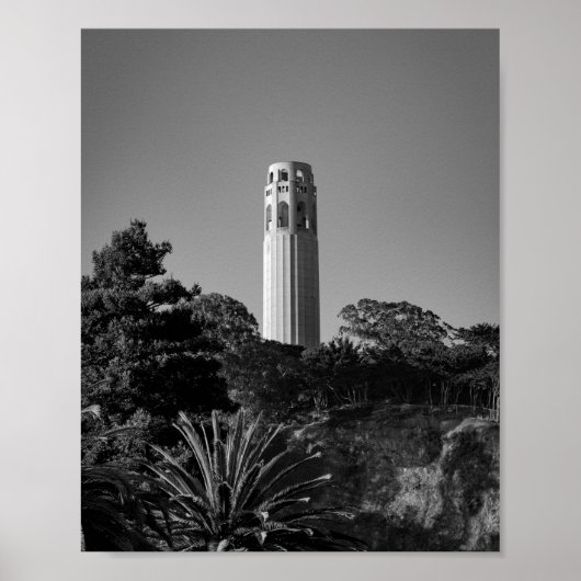 Coit Tower, San Francisco – 市内写真 ポスター (正面)