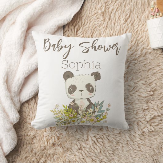 Cojín Baby Shower Panda クッション (ブランケット)