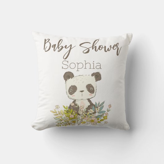 Cojín Baby Shower Panda クッション (正面)