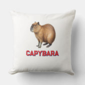 Cojin capybara para el hogar クッション (正面)