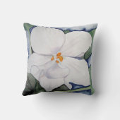 Cojín con acuarela de violeta africana クッション (裏面)