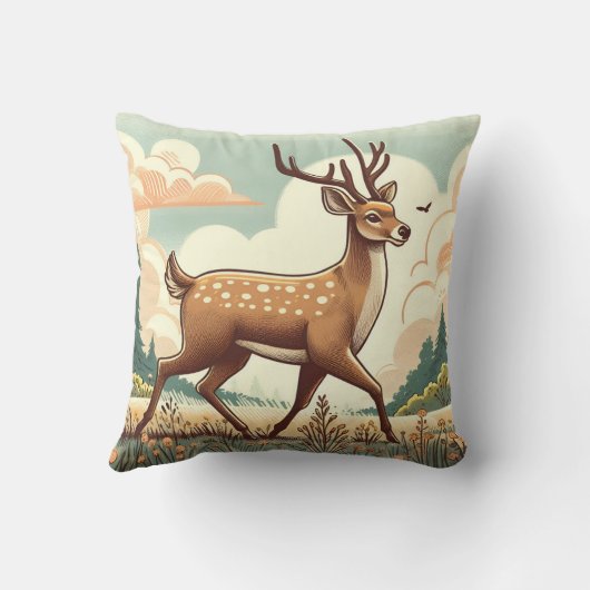 COJIN CON CIERVO クッション (裏面)