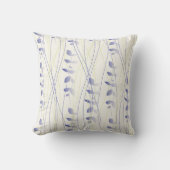 Cojín con diseño de hojas difuminadas. クッション (正面)