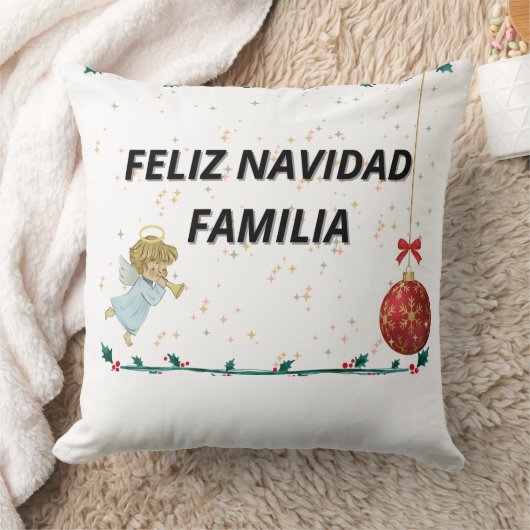COJIN CON ESTAMPADO DE NAVIDAD クッション (ブランケット)