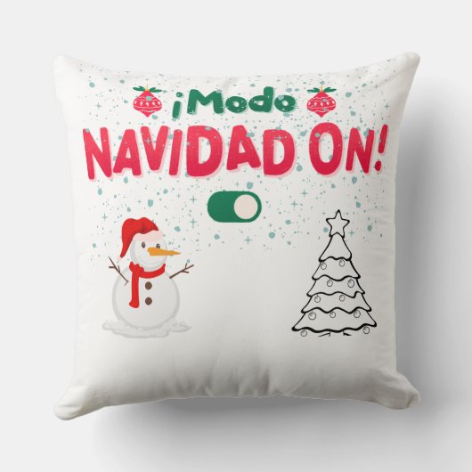COJIN CON ESTAMPADO DE NAVIDAD クッション (裏面)