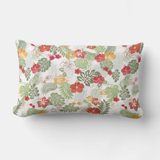 Cojín con estampado exotico ランバークッション (正面)