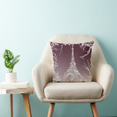 Cojín con la Torre Eiffel blanco クッション (椅子)