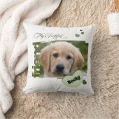 Cojín Customizable Pet Photo "My Faithful Friend" クッション (ブランケット)