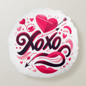 Cojin de amor XOXO ラウンドクッション (正面)